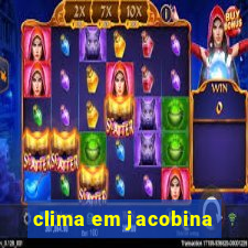 clima em jacobina